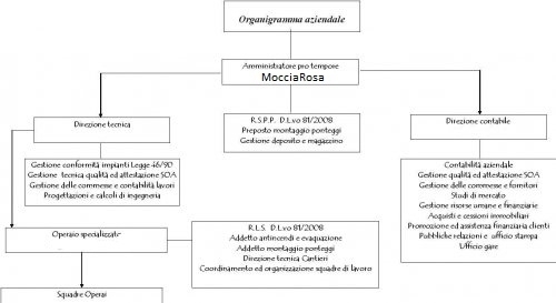 Informazioni sruttura aziendale - EIKOS s.r.l.